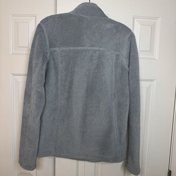 Patagonia Polartec Thermal Pro Gray w/Peach Trim 1/4 Snap Pocket Fleece Jacket M - Picture 5 of 7
